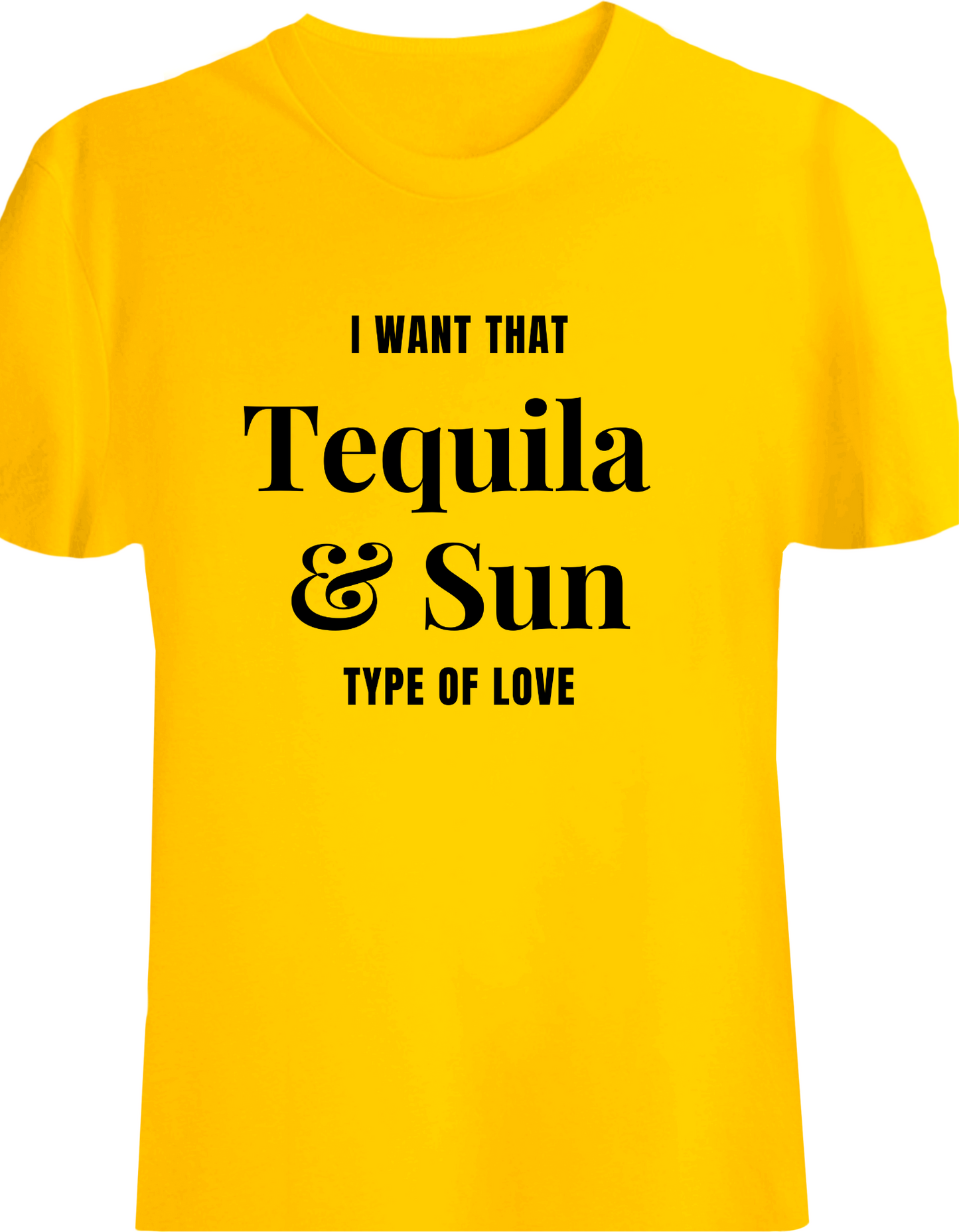 LOSTIE TEE: I WANT THAT TEQUILA & SUN TYPE OF LOVE
