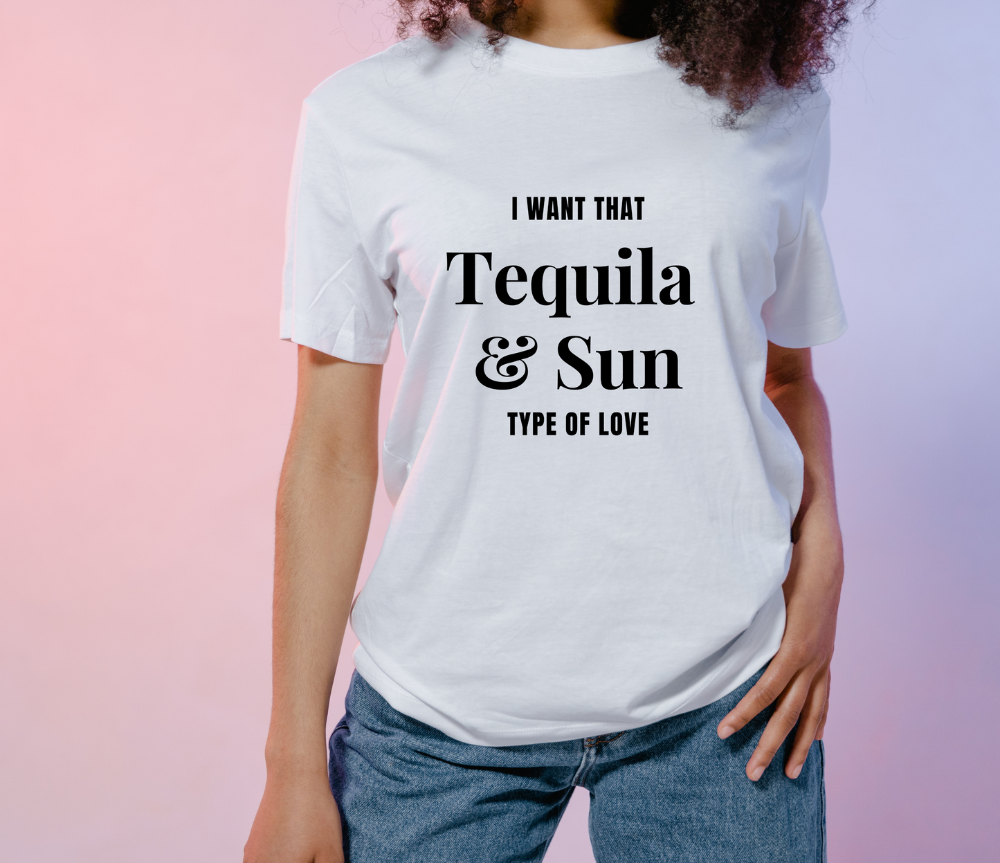 LOSTIE TEE: I WANT THAT TEQUILA & SUN TYPE OF LOVE